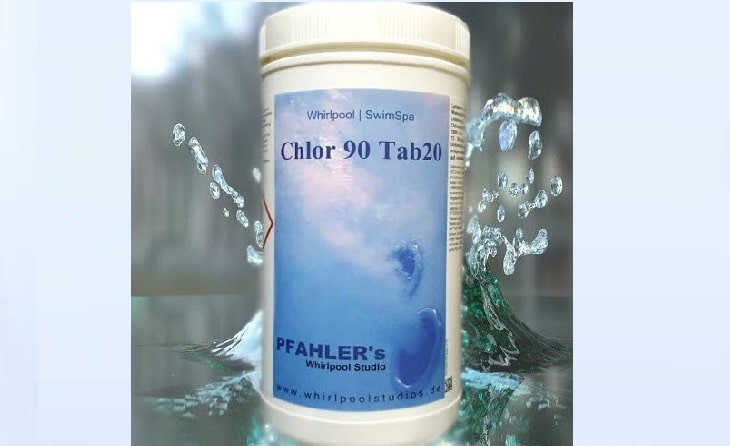 Chlor Reinigungstabletten 90/20 1 kg Dose