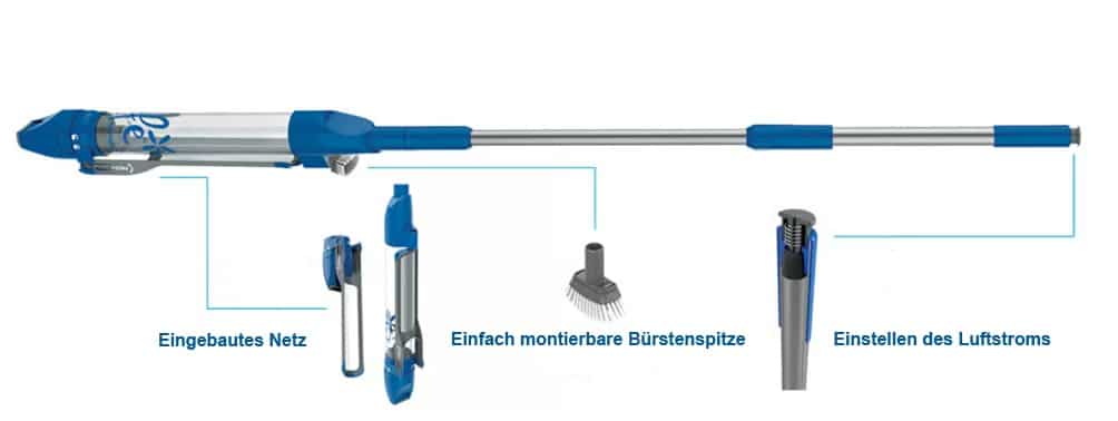 Life Easy Vac – Whirlpool-Staubsauger Poolsauger