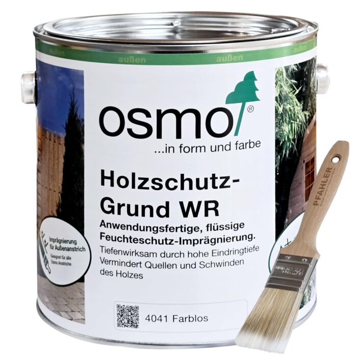 OSMO Holzschutz-Grund WR 4041 Farblos 2,5L OSMO Holzschutz-Grund WR 4041 Farblos 2,5L