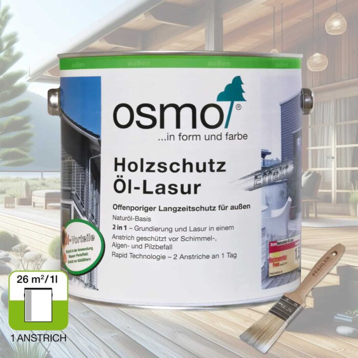 OSMO Holzschutz Öl-Lasur Effekt OSMO Holzschutz Öl-Lasur Effekt