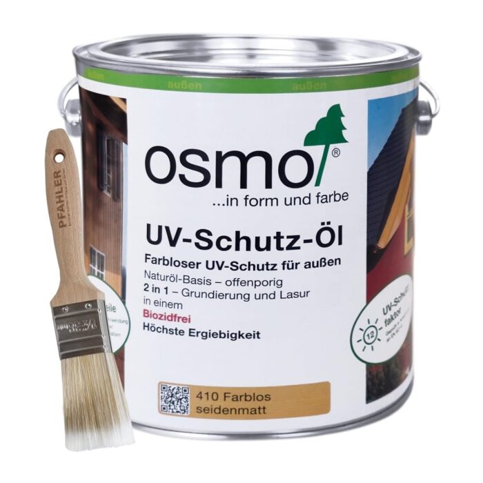 Osmo UV-Schutz-Öl 410 Farblos 2,5l seidenmatt