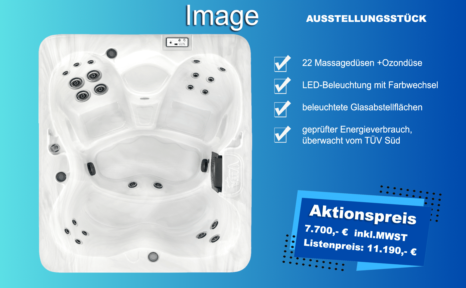 Whirlpool Image AUSSTELLUNGSSTÜCK - Aktionspreis 7.700,- € inkl.MWST Listenpreis: 11.190,- €