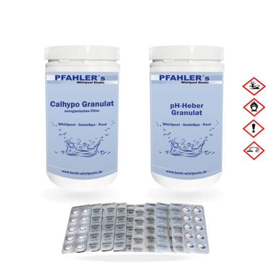 Calhypo – Chlor / pH Heber Basis Set SCUBA II
