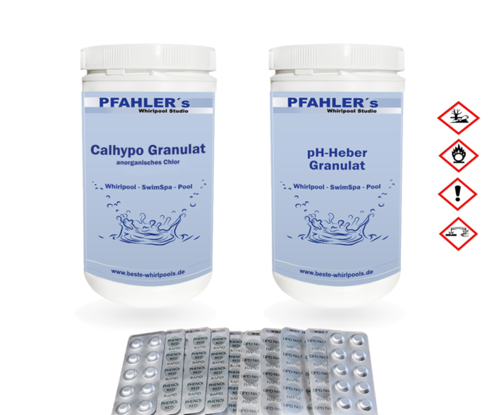 Calhypo – Chlor / pH Heber Basis Set SCUBA II