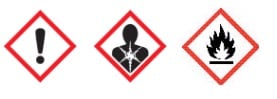 GHS07, GHS08, GHS02.  Beachten Sie die Hinweise auf dem Produktetikett und das Sicherheitsdatenblatt.