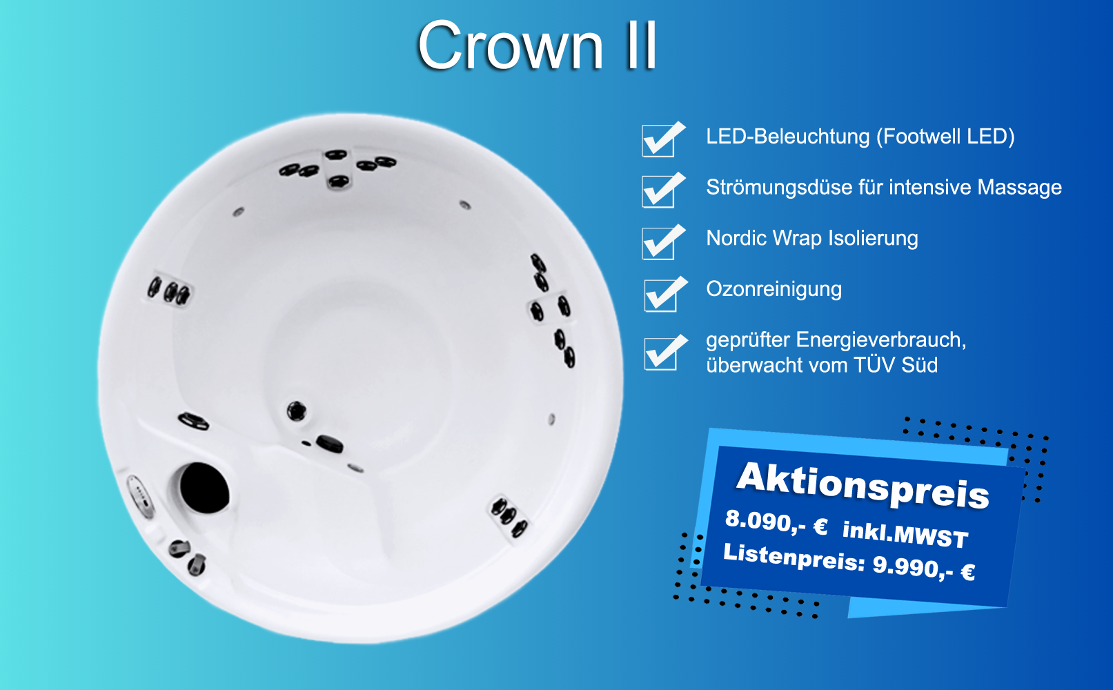 Crown II Whirlpool Angebote von Pfahler