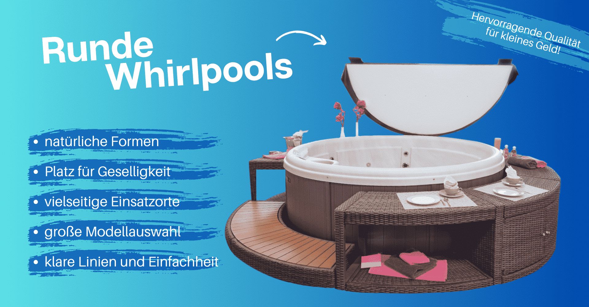 Runde Whirlpools