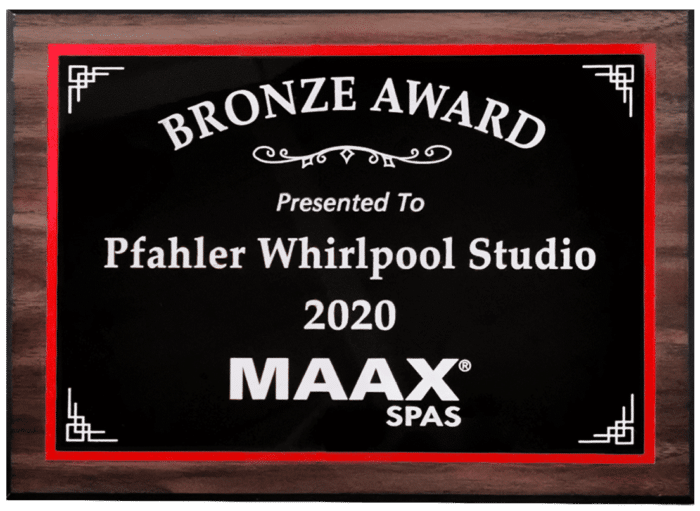 BRONZE AWARD 2020 MAAX SPAS