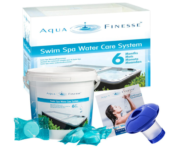 AquaFinesse Swim Spa Box ohne Chlortabletten