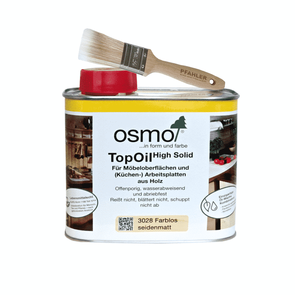 Osmo TopOil High Solid 0,5l 3028 Farblos Seidenmatt