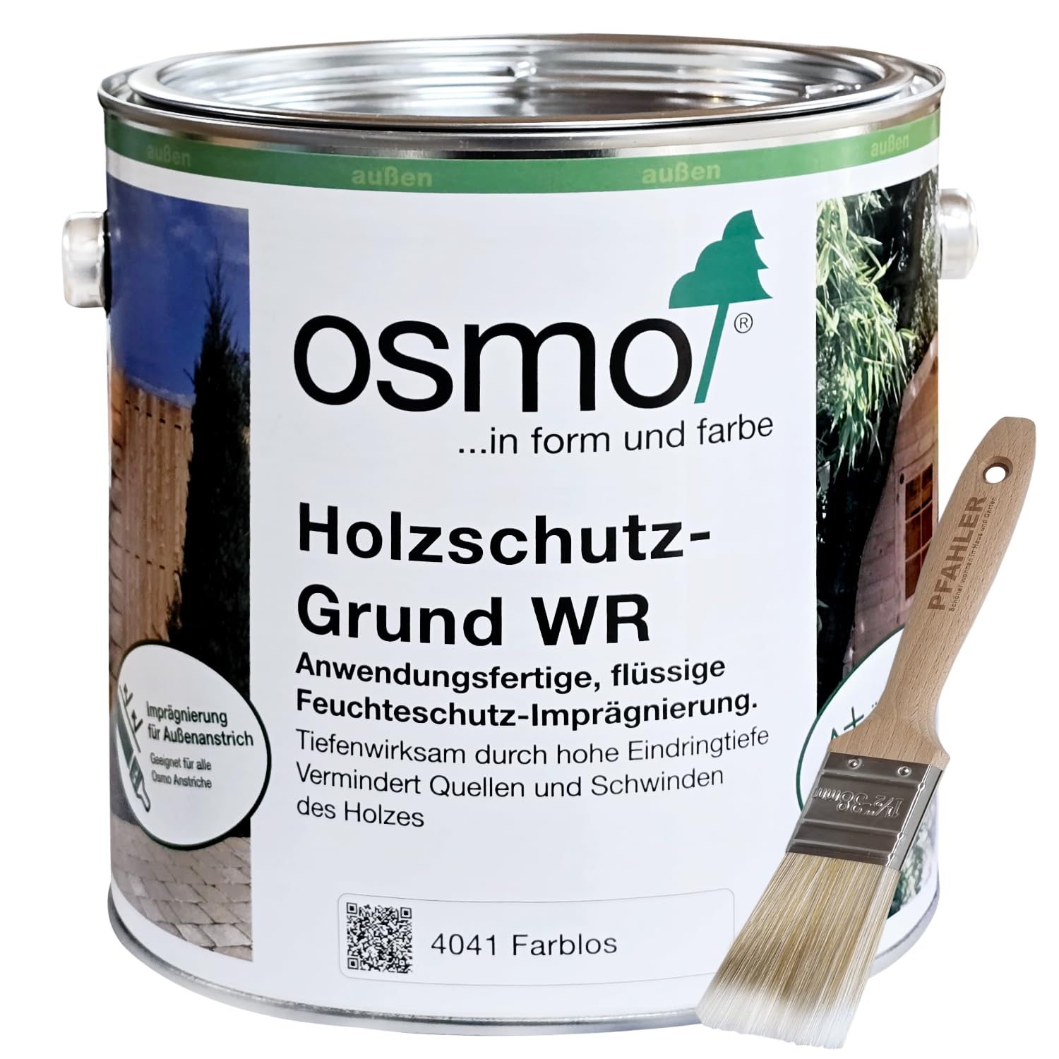 OSMO Holzschutz-Grund WR 4041 Farblos 2,5L