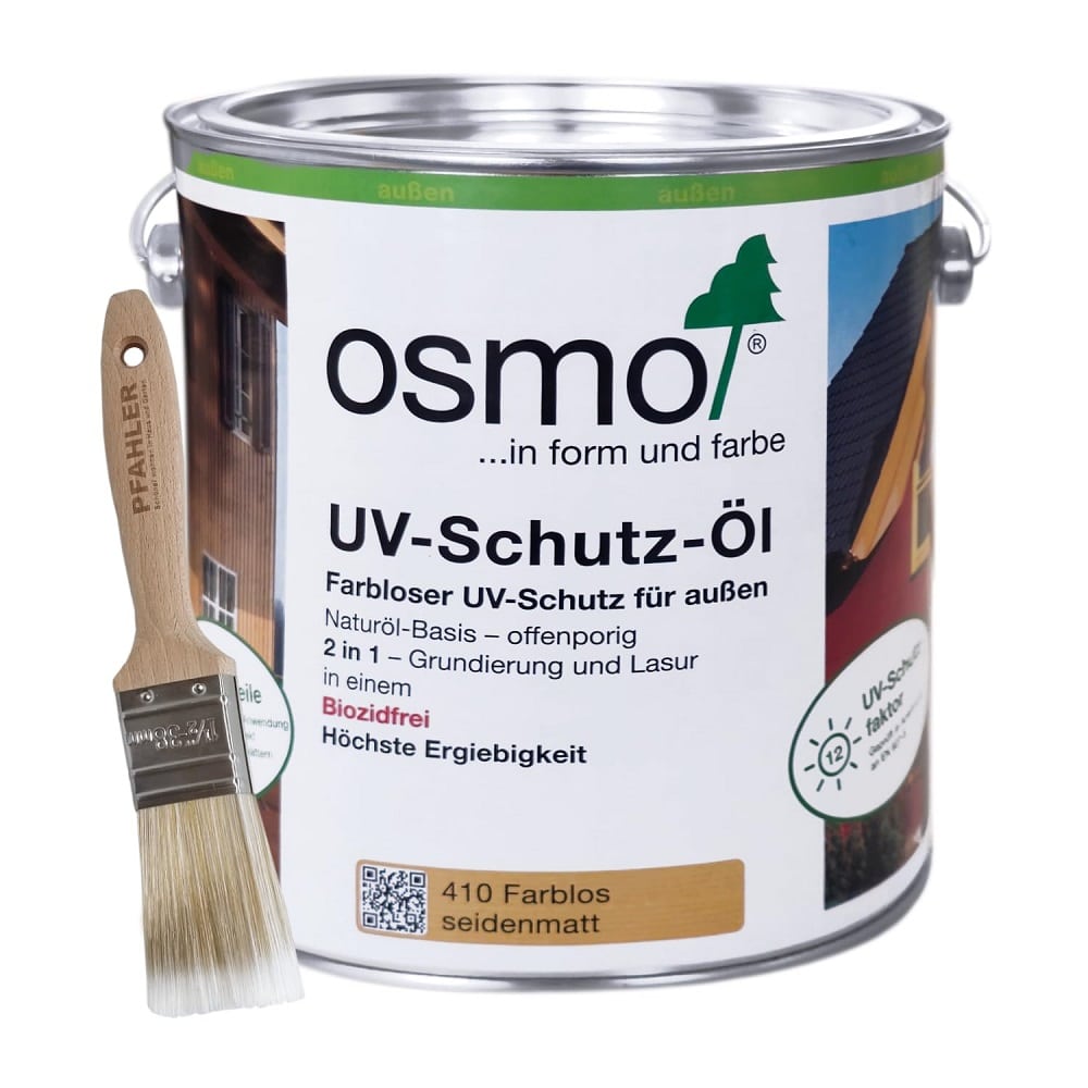 Osmo UV-Schutz-Öl 410 Farblos 2,5l seidenmatt